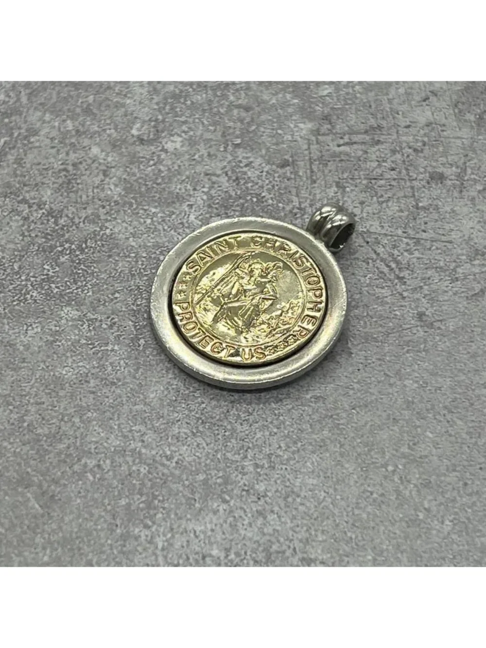 Tiffany & Co St Christopher Necklace Top Combination - Picture 1 of 13